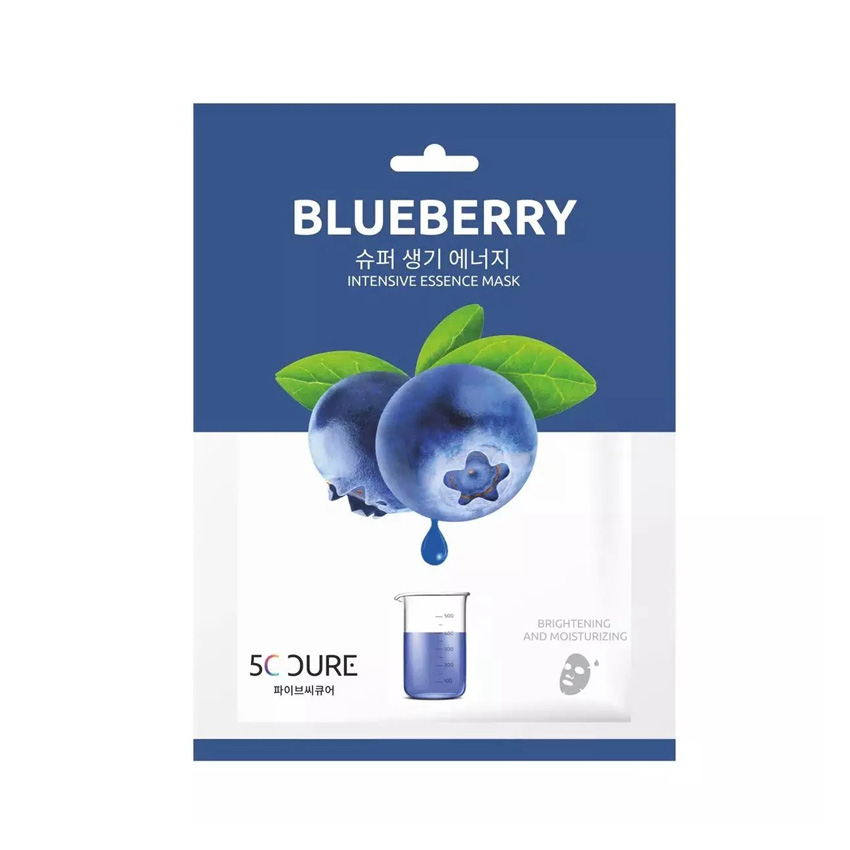 5C Cure Blueberry Intensive Essence Mask - Maske per fytyre