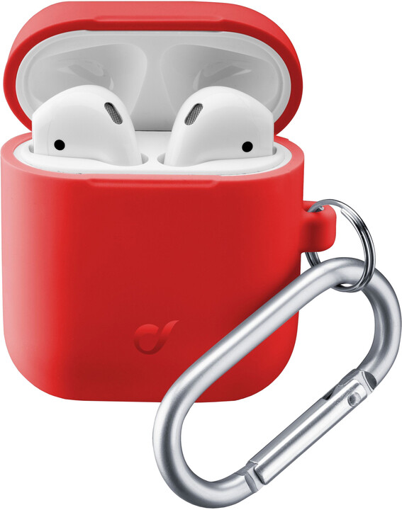 Mbrojtëse CellularLine për Apple AirPods, e kuqe
