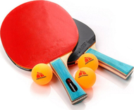Set tenis tavoline Meteor, 2 raketa, 3 topa Set tenis tavoline Meteor, 2 raketa, 3 topa