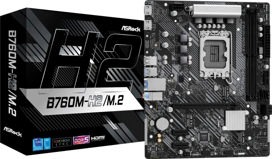 Pllakë amë ASRock B760M-H2/M.2