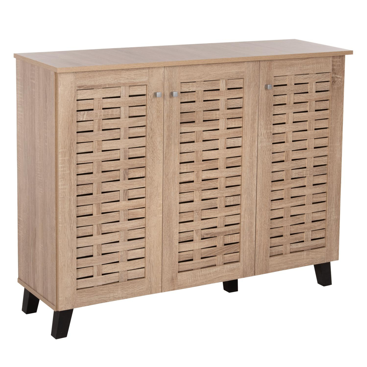 Raft për këpucë Prody melamine Sonama 3-dyersh 115×34×89 cm (HM9610.02)