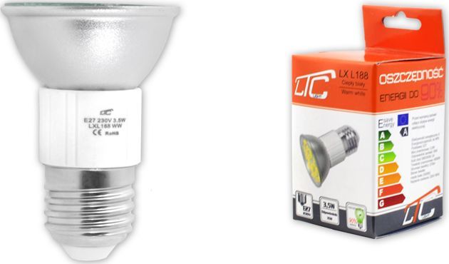  Poç LED LTC PS 24 LTC SMD5050, E27 / 230V, dritë e ngrohtë e bardhë
