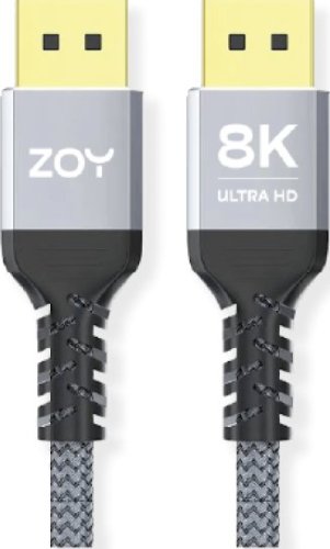 Kabllo ZOY 2x DisplayPort 1.4, 3m + Velcro ZCD3