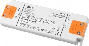 Goobay LED Трансформатор 12V DC, 30W