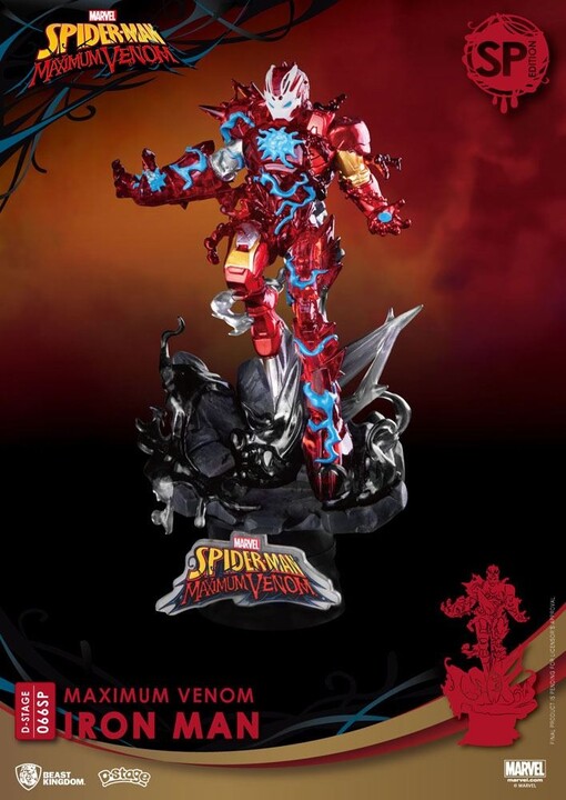 Figurë Beast Kingdom Marvel - Venom Iron Man Special Edition