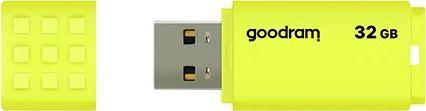 USB 2.0 Pendrive GoodRam 32 GB (UME2-0320Y0R11), e verdhë