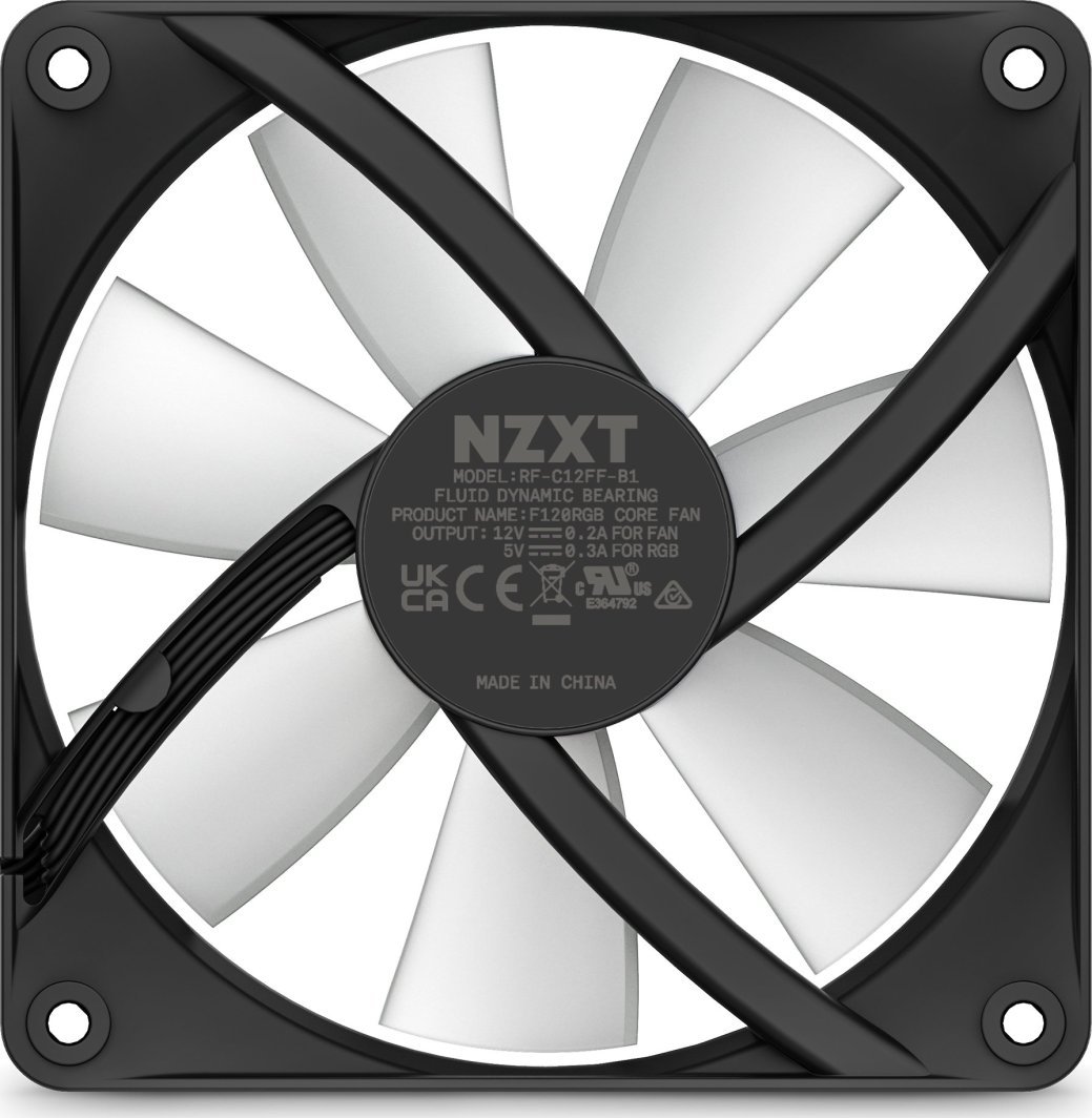 Ftohës Nzxt F120 RGB Core (RF-C12SF-B1), 120 mm