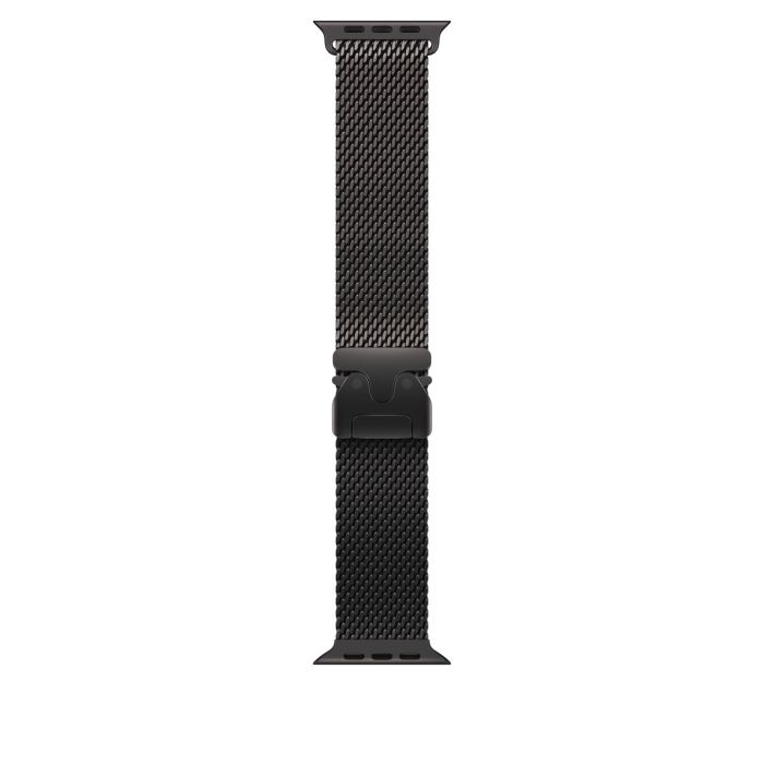 Apple Watch 49mm Loop, Black Titanium Milanese Loop, Small