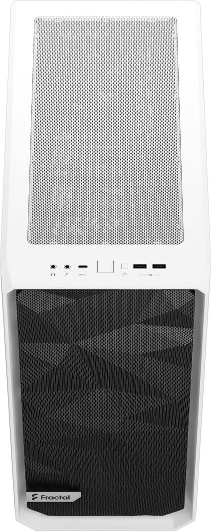 Kasë Fractal Design Meshify 2 Compact TG Clear Tint, e bardhë, Midi Tower
