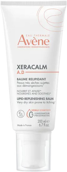 Balsam për lëkurë Avène XeraCalm AD (Lipid-Replenishing Balm), 200 ml