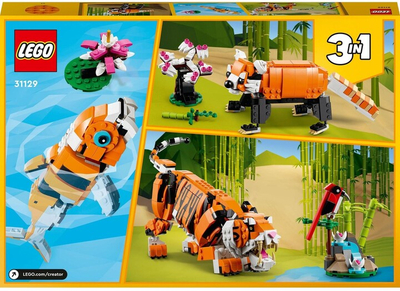 Set LEGO Creator 31129 Majestic Tiger