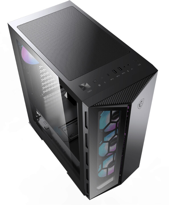 Kasë kompjuteri MSI MPG GUNGNIR 110R, e zezë