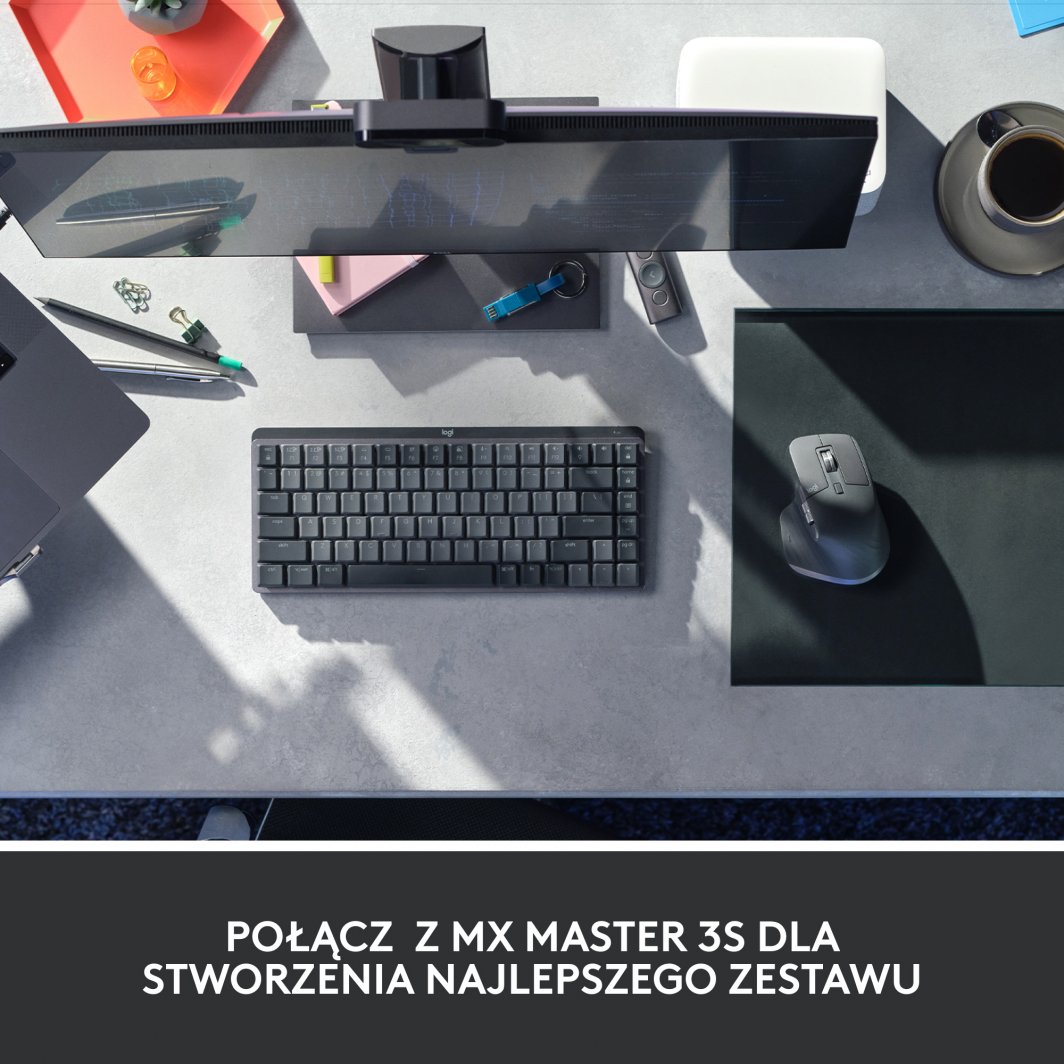 Tastierë Logitech MX Mechanical Mini, hirtë