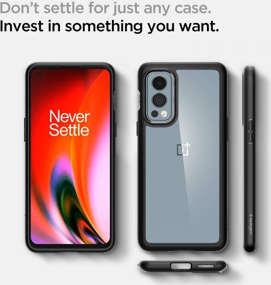 Mbrojtëse Spigen Ultra Hybrid për OnePlus Nord 2 5G, e zezë