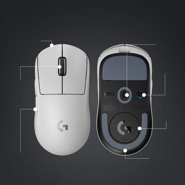 Глувче Logitech G Pro X Superlight 2 Wireless
