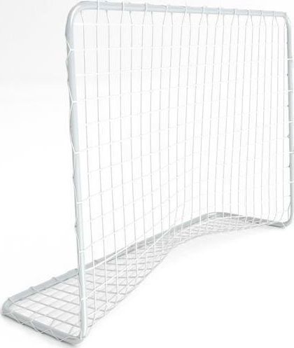 Portë futbolli Nils BR182, me rrjetë, kornizë çeliku 1.82m, e bardhë