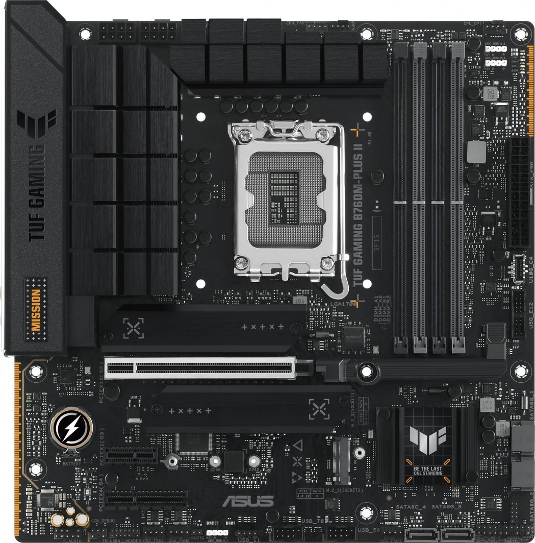 Pllakë amë ASUS TUF Gaming B760M-PLUS II Intel B760 LGA 1700 micro ATX