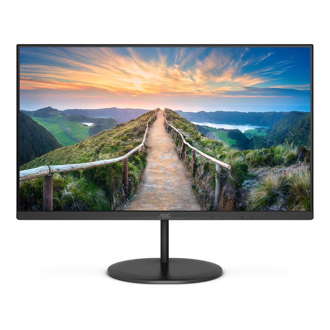 Монитор AOC V4 Q24V4EA, 23.8", 2560 x 1440, 75 Hz, i zi