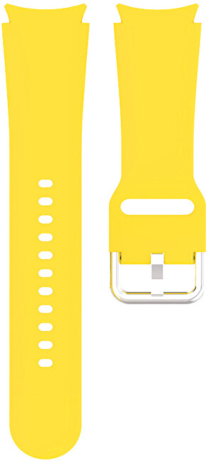Rrip silikoni 4wrist për Samsung Watch4, i verdhë