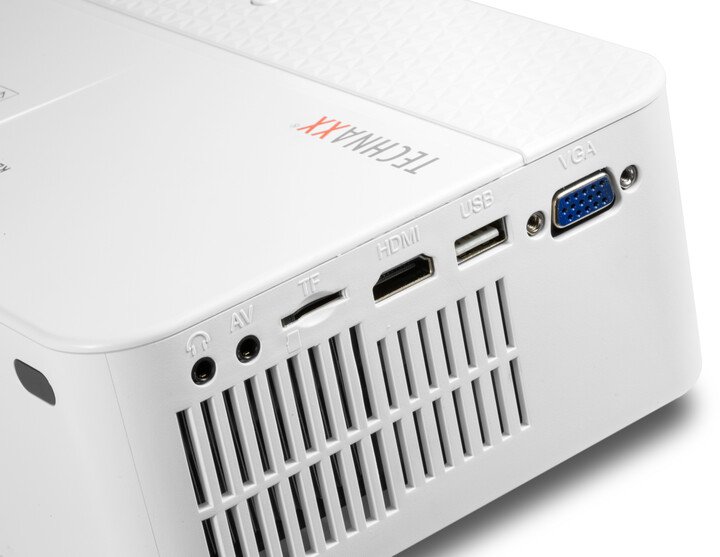 Projektor Technaxx Mini LED FHD, i bardhë