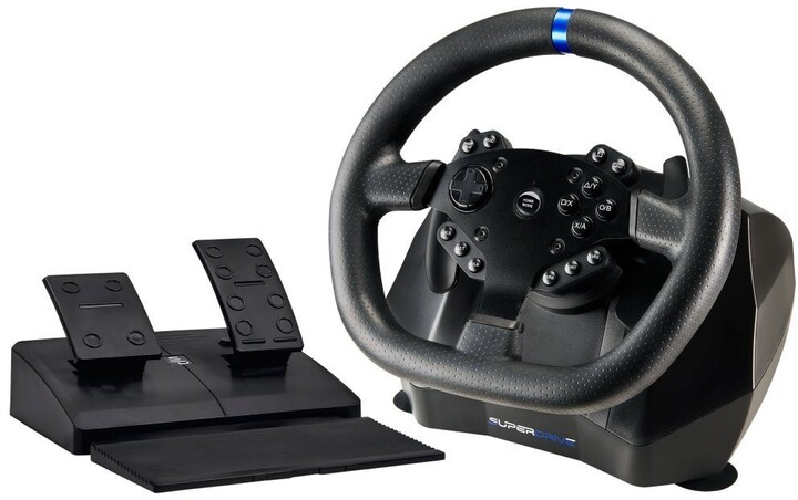 Set timon dhe pedale Superdrive SV950 (PC, PS4, Xbox Series)