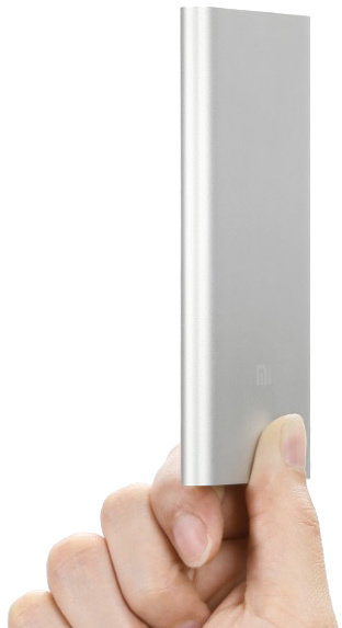 Power Bank Xiaomi, 5000 mAh, i argjendtë