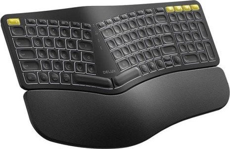 Tastierë Delux GM902PRO, wireless, US, e zezë