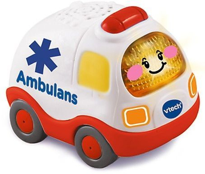 Lodër ambulancë VTech Tut Tut, shumëngjyrëshe