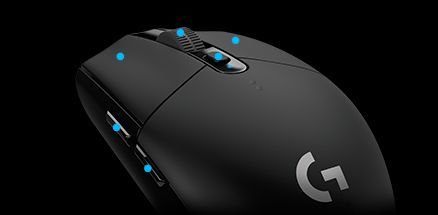 Глувче Logitech G305 Lightspeed, бело