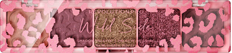 Paletë hijesh për sy Revolution PRO Glam Rose Gold Leopard, 5.5 g