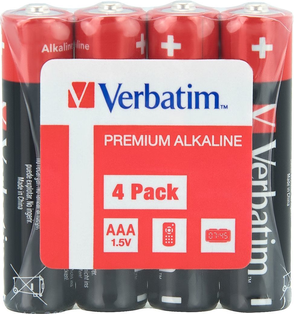 Bateri të rikarikueshme Verbatim, AAA / R03, 4 copë
