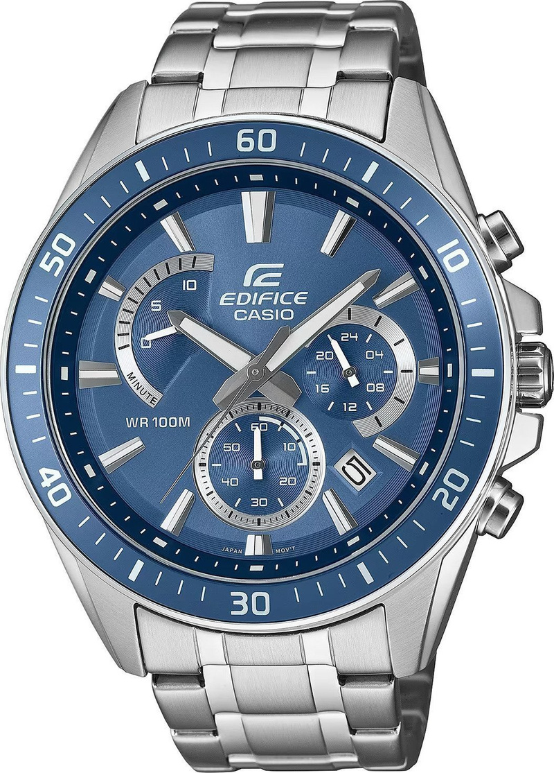 Ora dore Casio Edifice EFR-552D-2AVUEF, 47mm, quartz, blu për meshkuj