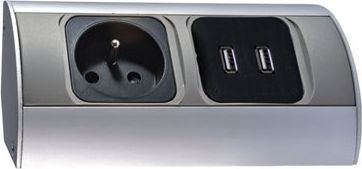 Prizë multifunksionale Orno, 2xUSB IP20 