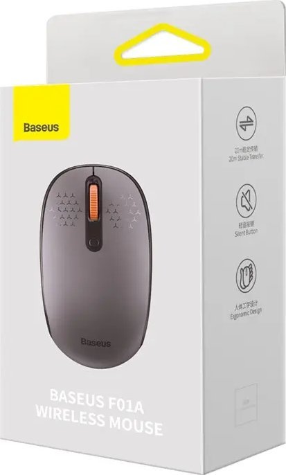 Maus Baseus F01A, wireless, Bluetooth, USB, i hirt