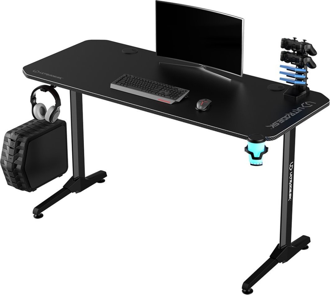 Tavolinë loje Ultradesk Frag, e zezë