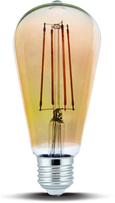 Poç LAMBARIO Edison Filament, 4Wat, E27, i verdhë
