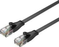 Kabllo rrjeti e sheshtë Unitek, UTP Ethernet, Cat.6, 1m, e zezë Kabllo rrjeti e sheshtë Unitek, UTP Ethernet, Cat.6, 1m, e zezë