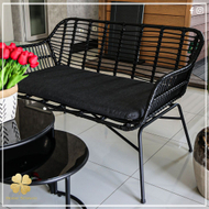 Ulëse kopshti Home Season dyshe, e zezë