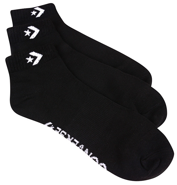 Set çorape për femra Converse, 3 palë, të zeza