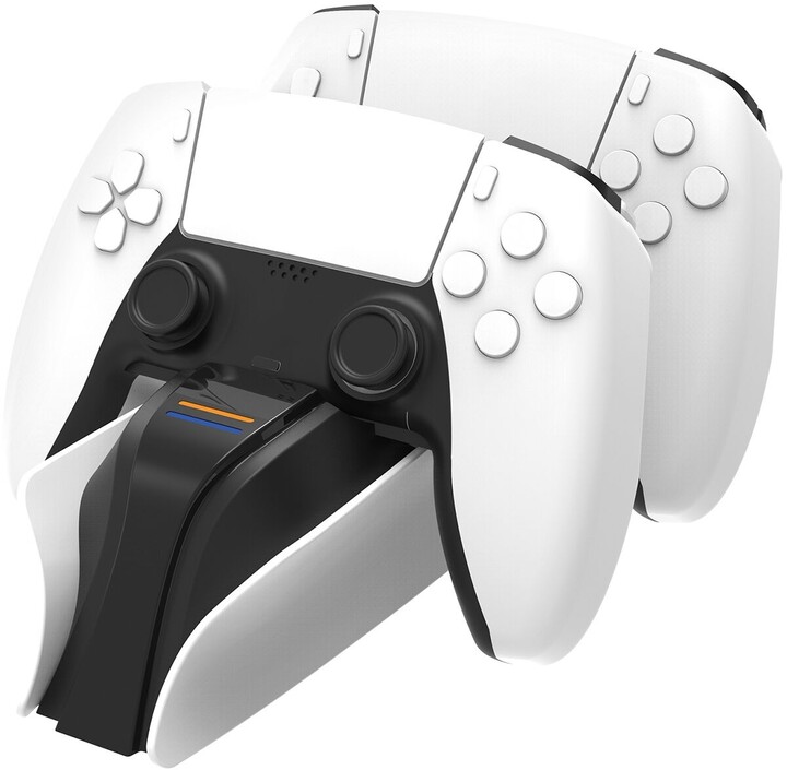 Karikues Snakebyte Twin: Charge 5, i bardhë (PS5)