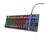 Tastierë Gaming Trust GXT 833 Thado, USB, e zezë / e hirtë Tastierë Gaming Trust GXT 833 Thado, USB, e zezë / e hirtë