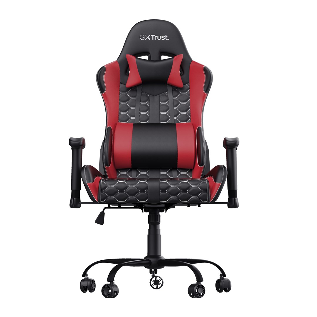 Karrige lojërash TRUST GXT 708R Resto, e kuqe/e zezë