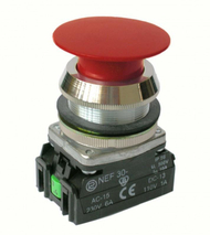 Buton kontrolli Promet, 30 mm 1Z 1R - W0-NEF30-D XY C, i kuq