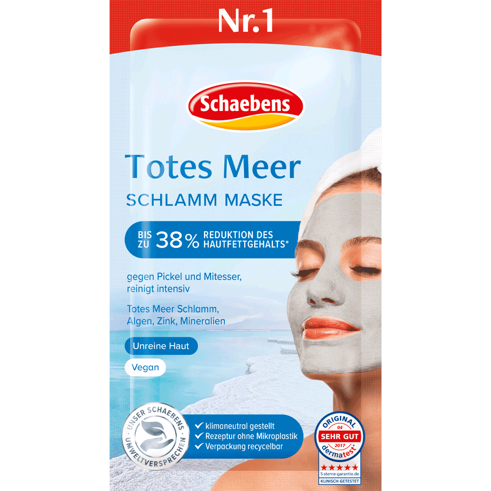 Maskë për fytyrë Schaebens Dead Sea Mud, 15 ml