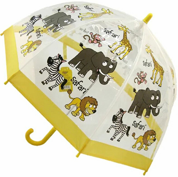 Ҫadër Blooming Brollies Animal Motif mBR0037, tejdukshme/ verdhë