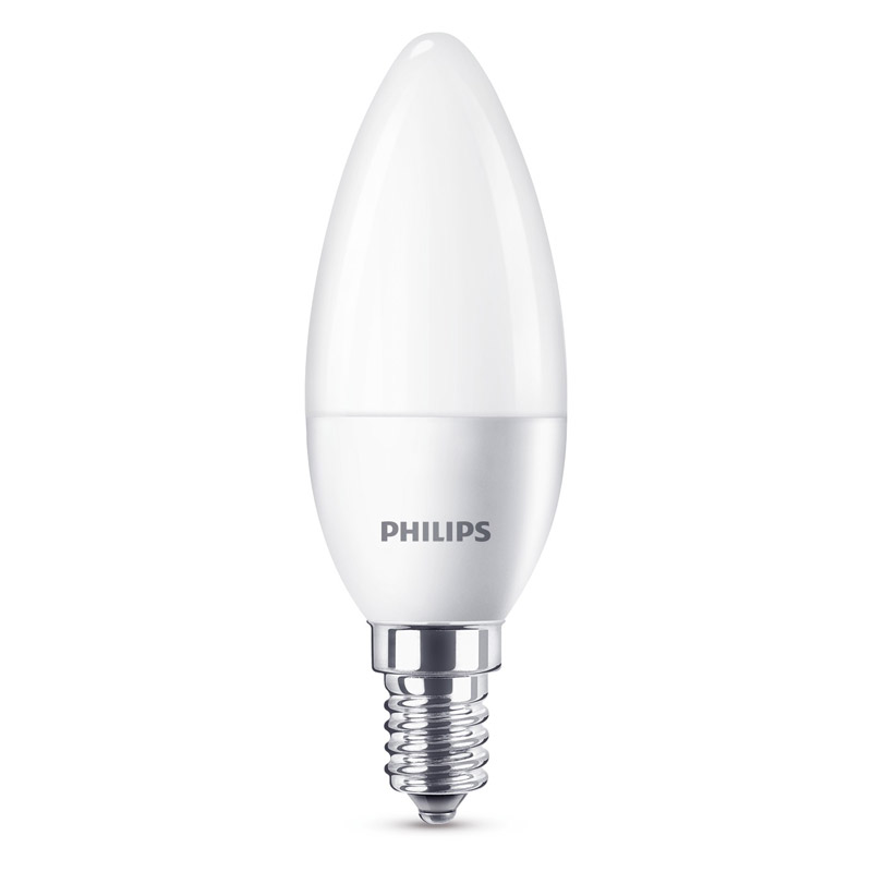 Poç PHILIPS, LED, 40W, B35, E14, WW, FR, ND, 1BC/4