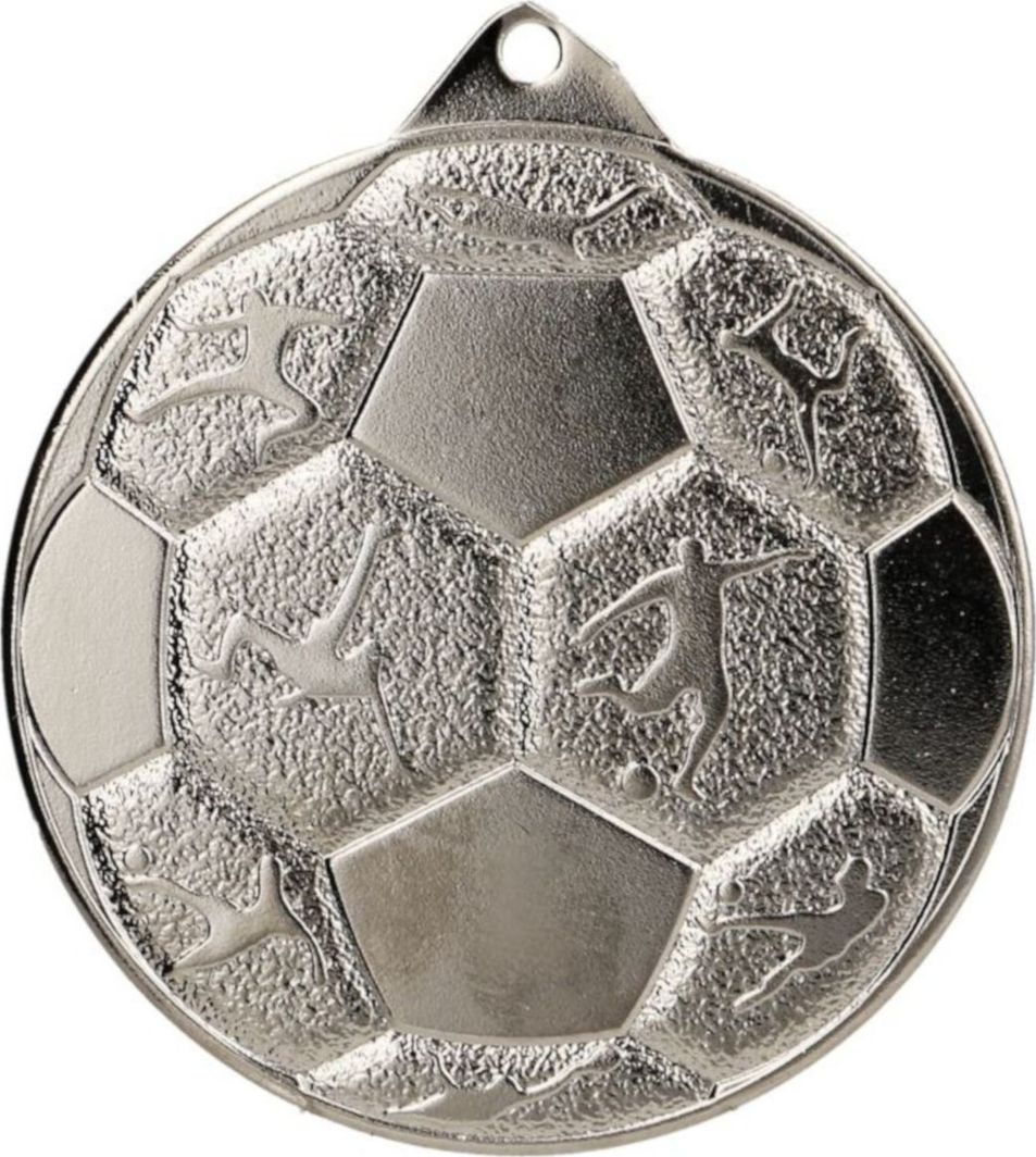 Medalje çeliku si top futbolli Victoria Sport FI 50 mm, e argjendtë C8850 Medalje çeliku si top futbolli Victoria Sport FI 50 mm, e argjendtë C8850