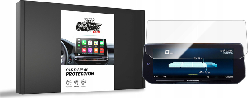 Mbrojtëse ekrani GRIZZ Ceramic Film për BMW K 1600 B 10.25", për TFT, transparente
