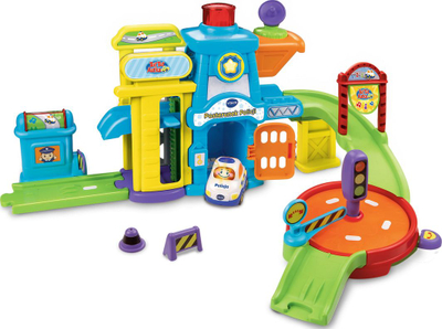 Lodër stacion policie Vtech Tut Tut Autka, shumëngjyrëshe