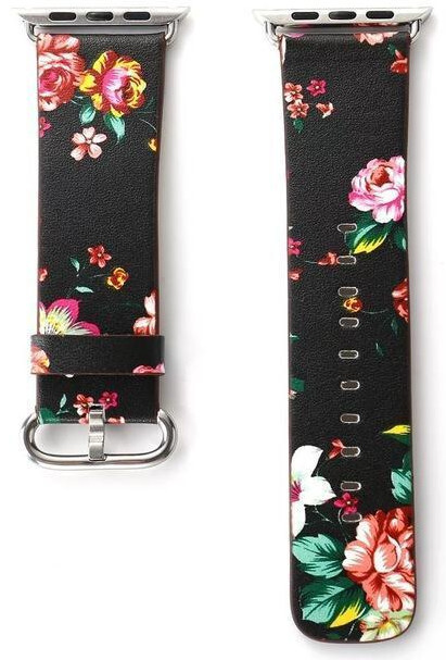 Rripa për orë Wotchi Apple Watch - flower motif 42/44 mm